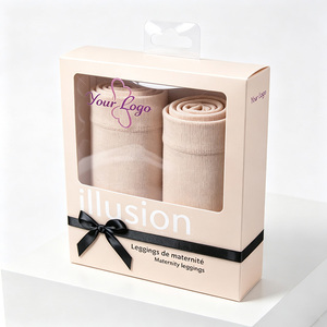 Boîtes en carton personnalisées pour sous-vêtements et vêtements avec fenêtre transparente, boîtes cadeaux pour jouets et chaussettes, gaufrées et traitées UV - Product Image 4
