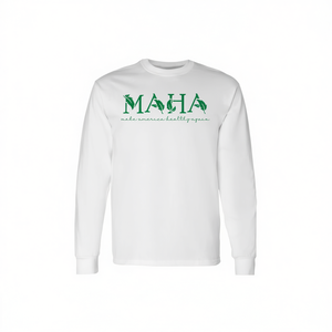 T-shirt à manches longues Maha, biologique, végétalien, végétarien, fitness, alimentation saine - Product Image 2