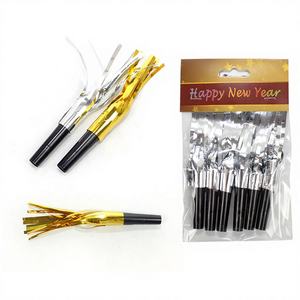 ปืนฉีดลมปีใหม่ขนาด 7 นิ้ว พร้อมกระดาษป๊อปเปอร์และสเปรย์ 144 ชิ้น/กล่อง รุ่น 80427 สำหรับงานเฉลิมฉลอง - Product Image 1