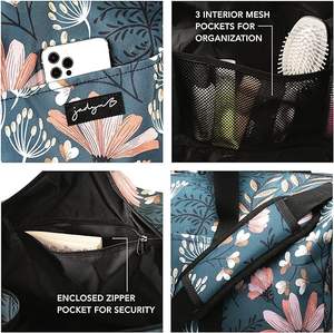 กระเป๋าเดินทางแบบพับได้กันน้ำขนาดใหญ่ พร้อมช่องใส่รองเท้าผ้าใบ  ตัวอย่างสินค้าฟรีจากโรงงาน  ใช้ได้ทั้งเป็นกระเป๋าเดินทาง กระเป๋าออกกำลังกาย กระเป๋ากีฬา - Product Image 3