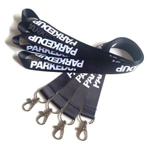 Lanières en polyester écologiques de haute qualité avec impression de logo personnalisé et mousqueton pour usage promotionnel - Product Image 3