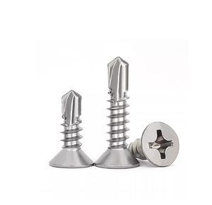 Tornillos autorroscantes de acero inoxidable 410 con cabeza avellanada y pasadores de cola de milano, tamaño completo - Product Image 4