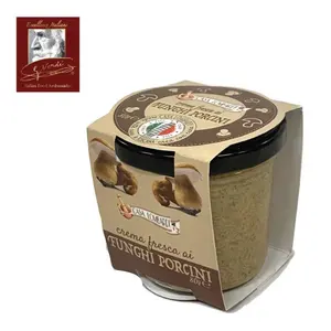 80g Porcini Mushrooms Cream Giuseppe Verdi Selection Sauce made Italy Pasta Sauce