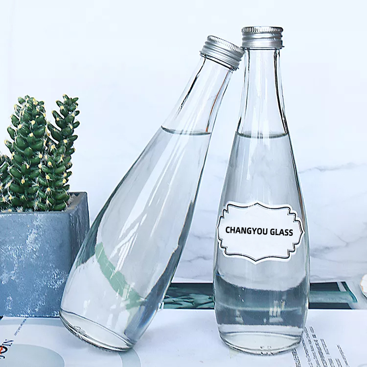 ティアドロップシェイプストックスパークリングスプリングウォーター