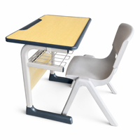 Meubles de classe durables, bureau et chaise pour l'école, ensemble table et chaise pour élèves du primaire/secondaire