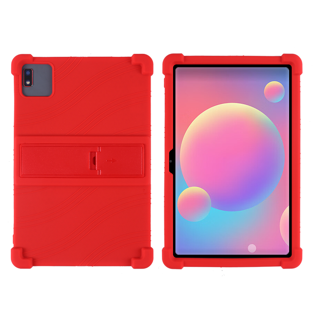 Universal Tablet 10inch 10.4 Protective Cases 247 157 Silica Gel Armor Silicone Holder Case Stand Back Shell Soft Bracket Cover