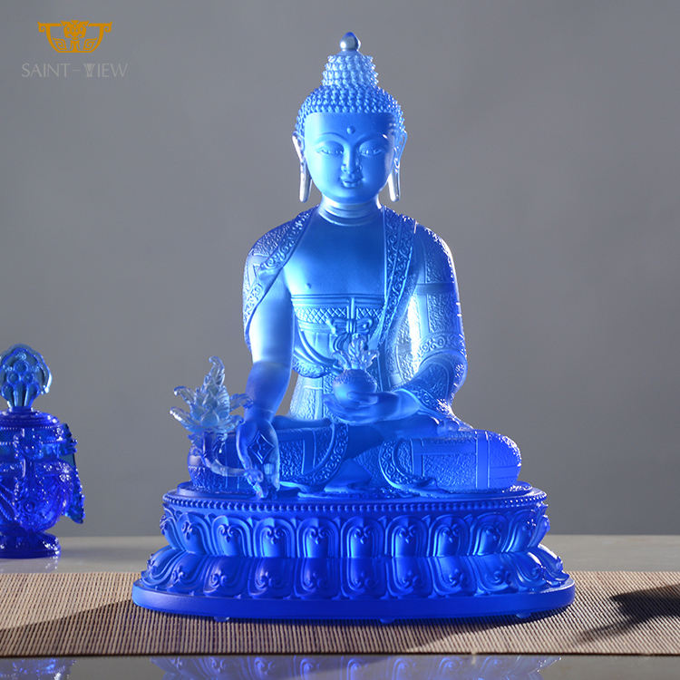 Factory Original Crystal Healthy  Pharmacist Medicine Buddha Statues