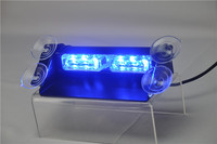 Luces estroboscópicas de advertencia de alta calidad, barra de luz de salpicadero, visor barato con ventosas