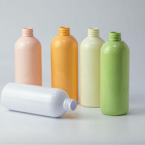 Bouteille vide ronde standard de 250 ml en PET de 25 g avec <span class=keywords><strong>pompe</strong></span> à pression <span class=keywords><strong>pour</strong></span> savon et shampoing, 24 dents, 5 couleurs au choix - Product Image 5