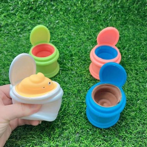 ชุดของเล่นบีบแก้วตลกสร้างสรรค์ปี 2025 ของเล่นคลายเครียดสำหรับเด็กและผู้ใหญ่ ของเล่นบีบอุจจาระในห้องน้ำ - Product Image 2