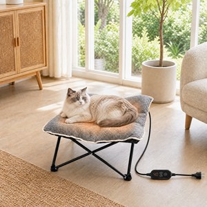 Cama plegable ZT para perros, cama elevada para perros para acampar al aire libre, cama calefactable gruesa para perros - Product Image 3