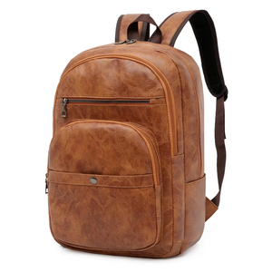 New Trending Latop <strong>Backpack</strong> Men's Pu <strong>Leather</strong> <strong>Laptop</strong> <strong>Backpack</strong> - Product Image 1