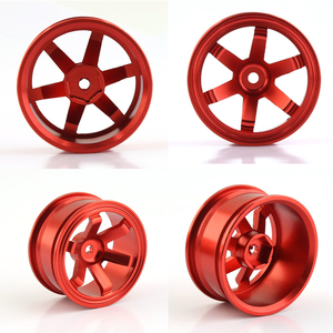 Roues métalliques <span class=keywords><strong>1</strong></span>/<span class=keywords><strong>10</strong></span> pour voitures de course et de drift RC HSP, HPI, Sakura (3Racing), Kyosho, <span class=keywords><strong>Tamiya</strong></span> - Product Image 3