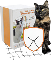 Filet de sécurité pour chat renforcé de fil d'acier, en PE + fil d'acier, protection pour chat en nylon, HDPE, PP, service de découpe pour chats