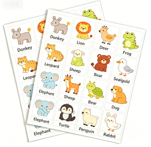 Pegatinas Personalizadas al por Mayor, Pegatinas para Aprender Palabras en Inglés, Etiquetas, Etiquetas de Productos, Impresión de Tarjetas de Papel con Pegatinas Troqueladas para Promoción - Product Image 3