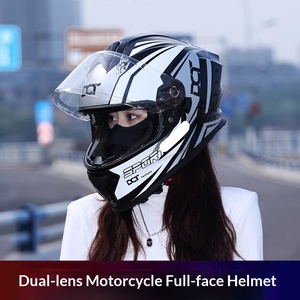 Casco Integral de Motocicleta DOT ABS X5 para Hombre, Doble Visera, Cobertura Total, Invierno, Calle, para Mujer - Product Image 3