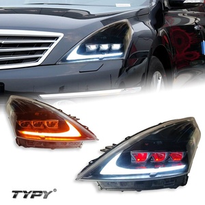 TYPY para Nissan Teana, Modificación del Conjunto de Faros Delanteros, Lente LED de 12V con <span class=keywords><strong>Ojos</strong></span> de <span class=keywords><strong>Demonio</strong></span>, Luces de Circulación Diurna 2008-2012 - Product Image 4