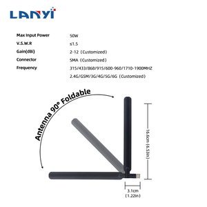 เสาอากาศ 4G LTE แบบติดตั้งผ่านรู รุ่น Lanyi LY-AP056 สีขาว 5dBi ขั้วต่อ S-<span class=keywords><strong>M</strong></span>-A แบบตัวผู้ พร้อมการปรับโพลาไรเซชันแนวตั้ง สำหรับเราเตอร์ B593S B880 B310 ขายส่ง - Product Image 3