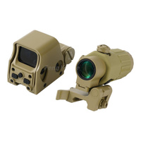 Optique de haute qualité 558 Red Dot Reflex Holographic Sight avec G33/G43 3X Loupe Sight Scope Combo