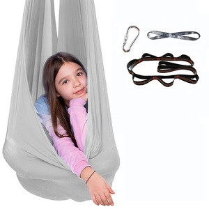 Terapia Indoor <span class=keywords><strong>Swing</strong></span> <span class=keywords><strong>Yoga</strong></span> tessuto amaca altalena sensoriale per i bambini con Kit appendiabiti - Product Image 5