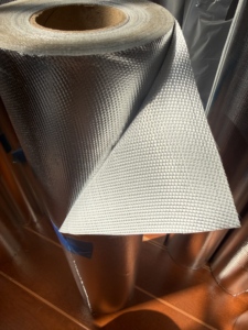 ผ้าไฟเบอร์<span class=keywords><strong>กลา</strong></span><span class=keywords><strong>ส</strong></span>เคลือบอลูมิเนียมฟอยล์สำหรับกันซึมหลังคาและทนความร้อน<span class=keywords><strong>ส</strong></span>ูง - Product Image 2