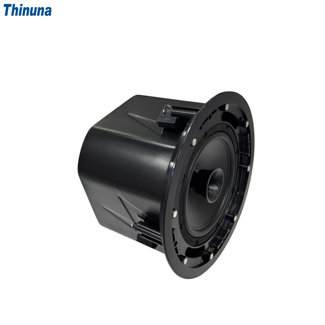 Thinuna MS-8CL III High-Quality Coaxial Ceiling Speaker with Magnetic Grille 80W 8Ω PA Speaker for Commercial Background Music