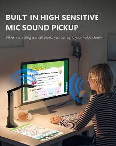 Xách tay 13-megapixel A3 Kích thước tài liệu Scanner với LED ánh sáng giao diện USB & OCR Ngôn ngữ hỗ trợ cho các trường học & văn phòng sử dụng - Product Image 4