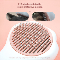 Dissolvant pour animaux de compagnie mignon auto-nettoyant chiens chats toilettage peigne nettoyant pour cheveux accessoires pour chiens chat brosse à cheveux pour animaux de compagnie