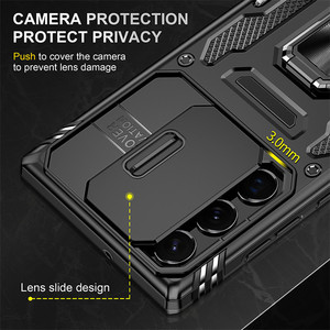 TPU PC Mobile Cover Luxury Hybrid a prueba de golpes Kickstand Ring Cell Phone Case Cover para iPhone para <span class=keywords><strong>Huawei</strong></span> para Samsung note10plus - Product Image 2