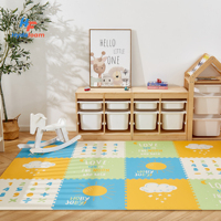 Tapis de jeu Hydefoam en EVA inodore, mousse de qualité supérieure sans odeur chimique, sans danger pour les nouveau-nés et les bébés à peau sensible