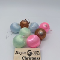Boules de Noël en plastique satiné de haute qualité, 3 pouces, facettées, rouge et or, étanches, personnalisables, pour les fêtes