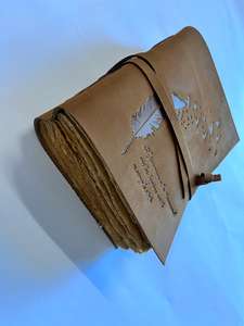 สมุดไดอารี่สมุดโน้ตสไตล์วินเทจสำหรับใช้ในโรงเรียนและสำนักงานทำด้วยมือสไตล์ไม่เหมือนใคร - Product Image 2