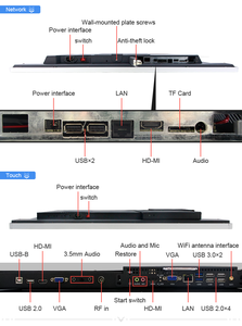 Pantalla Digital de Señalización LCD de 21.5, 23.6, 27, 32, 43 y 50 Pulgadas, Android, 1920*1080, 4k, para Interiores, Montaje en Techo o Pared, con Wifi, para Publicidad - Product Image 4