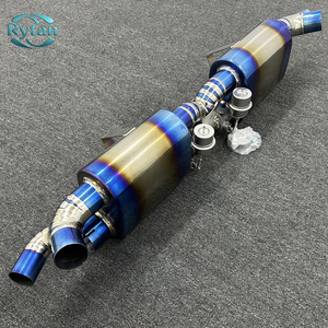 ท่อไอเสีย Rytan Performance Exhaust Pipe Exhaust Valved Titanium Valvetronic Exhaust System Catback สำหรับ 991.1 3.8T - Product Image 4