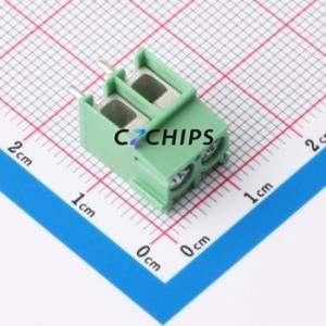 1935776 Screw Terminal Block Through hole Component (THT),P=5mm Connector ( Construction: 1x2P )( Pitch: 5mm )( Color: Green ) - Product Image 1