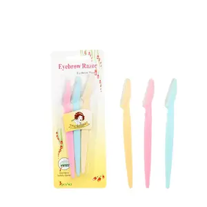 Low price best sellers women 3pcs tinke eyebrow razor 3pcs tinkl facial razor