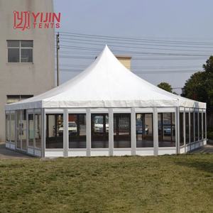 Carpa Hexagonal de PVC de 8m para Fiestas y Bodas, sin Poste Central, Estructura Hexagonal para Eventos al Aire Libre - Product Image 2