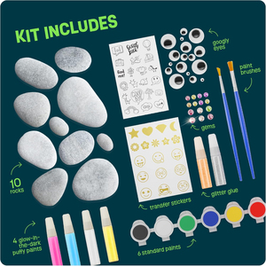 Kit per Dipingere Rocce per Bambini, Brillante al Buio, Personalizzabile, Arte e Artigianato, Regalo di Pasqua per Ragazzi e Ragazze dai 4 ai 12 Anni - Product Image 6