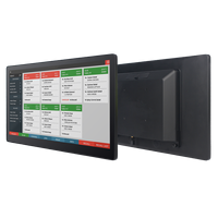 Système d'affichage de cuisine (KDS) A9S entièrement en alliage d'aluminium, terminal de point de vente (TPV) Windows 10 durable Full HD 15,6 pouces pour environnements difficiles en restaurant