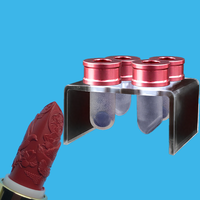 Nouveau design, moules à rouge à lèvres personnalisés avec motif double phénix, moule flexible pour rouge à lèvres, kit de fabrication de rouge à lèvres en silicone
