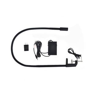 Lámpara UV LED Elanby 395-400nm para Curado de Pegamento de Pestañas, Potencia 5/10W, Longitud de Lámpara 180cm, con Abrazadera y Clip Flexible, Negro/Blanco - Product Image 5