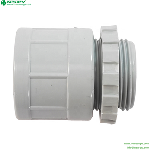 Adaptador de PVC de Alta Resistencia a los Rayos UV, Color Gris, con Anillos de Bloqueo, 20-50 mm, Adaptador de Tornillo Plano, Alta Resistencia a Impactos para Accesorios - Product Image 5