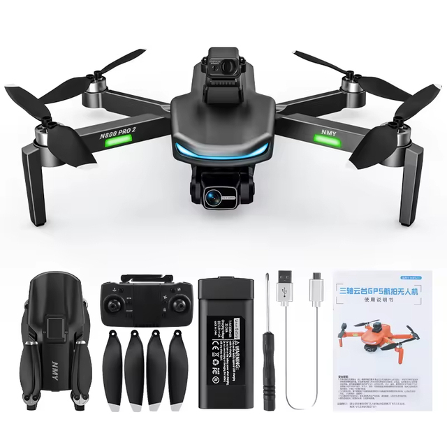 LYZRC N800 PRO 2 GPS 5G WiFi FPV with 4K ESC HD Dual Camera 3-Axis Stabilization Gimbal Obstacle Avoidance Brushless Drone