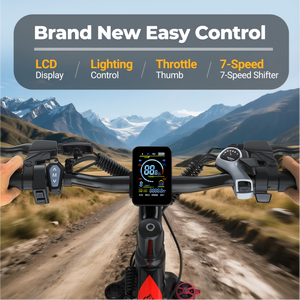 Vélo de montagne électrique à roues de 26 pouces, 350W, batterie 48V 9Ah, double suspension, <span class=keywords><strong>VTT</strong></span> tout-terrain, expédition depuis l'entrepôt du Royaume-Uni - Product Image 4