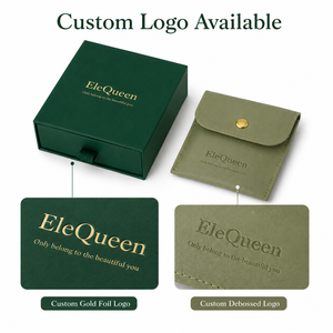 Sustainable Jewelry Packaging Set Drawer Box And Velvet Pouch Custom Logo For Long Term Bulk Packaging Supply - Product Image 3