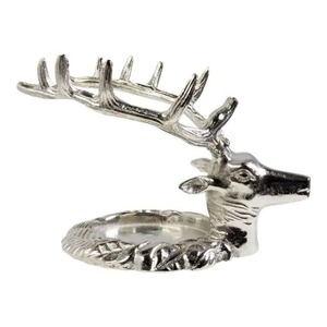 Support de bougie en forme de bois de cerf argenté, résistant à la chaleur, décoration d'intérieur, porte-bougie en métal, décoration d'intérieur - Product Image 5