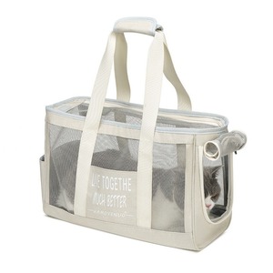 Portable Summer Breathable Pet Carrier - Odor-Free Handbag for <b>Cats</b> & Small Dogs - Product Image 6