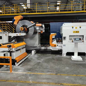 קו הזנה לחיתוך לייזר של יריעות אלומיניום HAIWEI 3 ב-1 עם קיבולת של 5 טון ומהירות של 1-18 מטר/דקה - Product Image 1