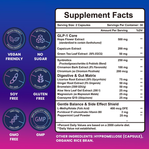 Bioflex Bán Buôn Số Lượng Lớn Tùy Chỉnh Công Thức GLP-1 Viên Nang Chiết Xuất Thảo Dược Bổ Sung Với Màu Xanh Lá Cây Trà Cho Sự Trao đổi Chất Và Tổng thể Sức Khỏe - Product Image 6