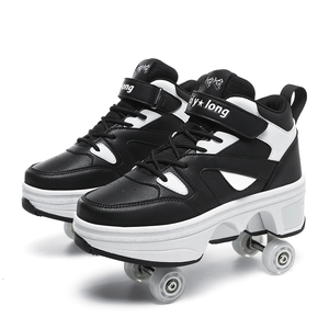 Factory New <strong>Kick</strong> <strong>Roller</strong> Shoes Rollershoes Sneakers Cool Style Skate Shoe <strong>Kick</strong> Out 4wheels Children Popular <strong>Roller</strong> Skate Shoes - Product Image 3